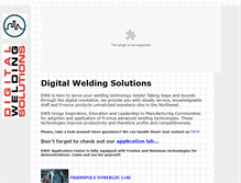 Tablet Screenshot of digitalweldingsolutions.com